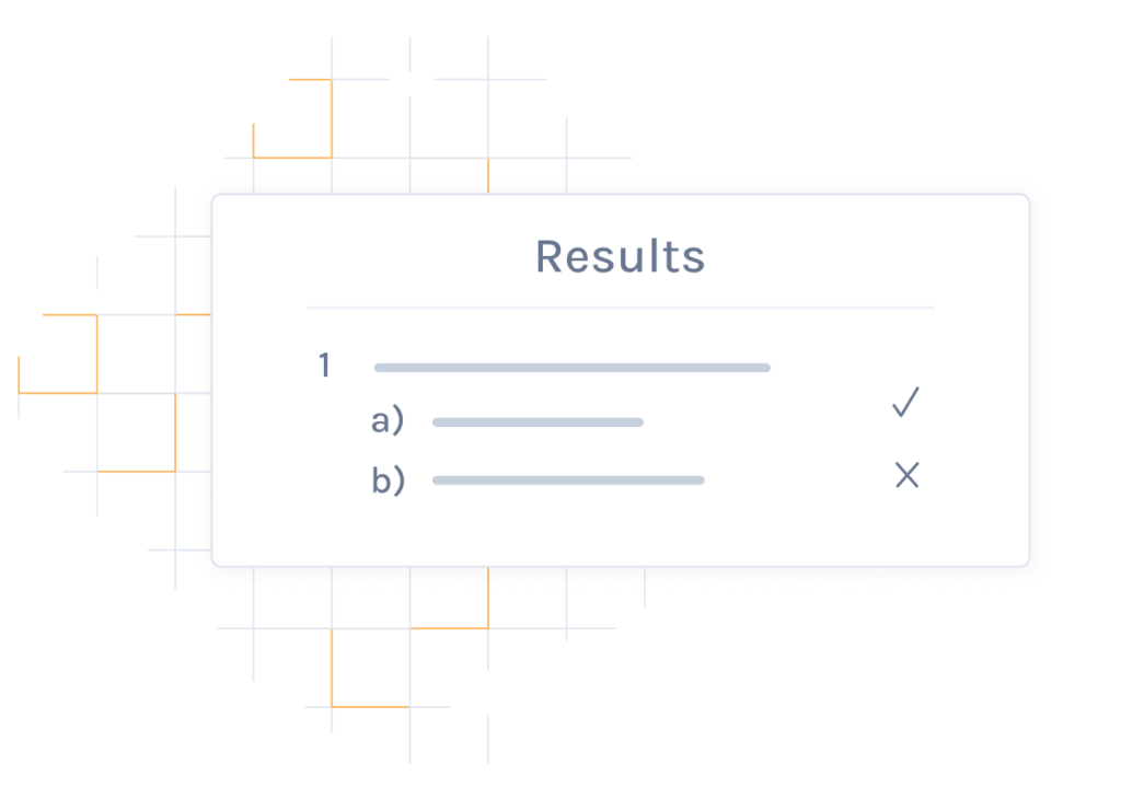 Illustration of marking student results on Exam.net