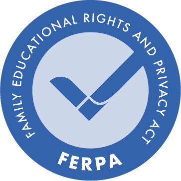 Insignia de cumplimiento de la FERPA (Ley de Derechos Educativos y de Privacidad de la Familia)